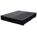 Ver imagem 1 de Base Box Casal Bipartido Sintético Preto