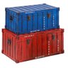 CONJUNTO BAÚ DECORATIVO CONTAINER 2PCS - 1