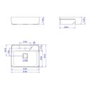 Ver imagem 4 de Cuba Retangular de Semiencaixe 50cm com Deck Branco Cod: L.63050.m.17