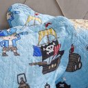 Ver imagem 5 de Kit Cobre Leito Rolinho Solteiro + Porta Travesseiro Toque Macio Treasure