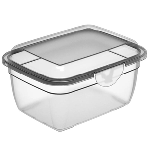 Pote Transparente com Tampa Click 400ml Uninjet