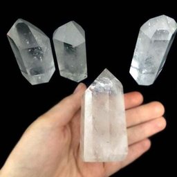 Cristal Gerador Ponta De Quartzo Transparente Branco M - 2