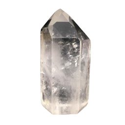 Cristal Gerador Ponta De Quartzo Transparente Branco M - 1