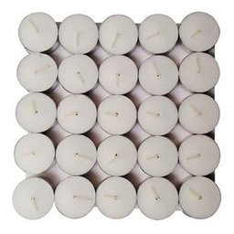 Caixa com 50 Velas Tipo Rechaud com Base de Alumínio - 1