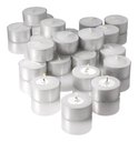 Ver mais imagens de Caixa com 50 Velas Tipo Rechaud com Base de Alumínio