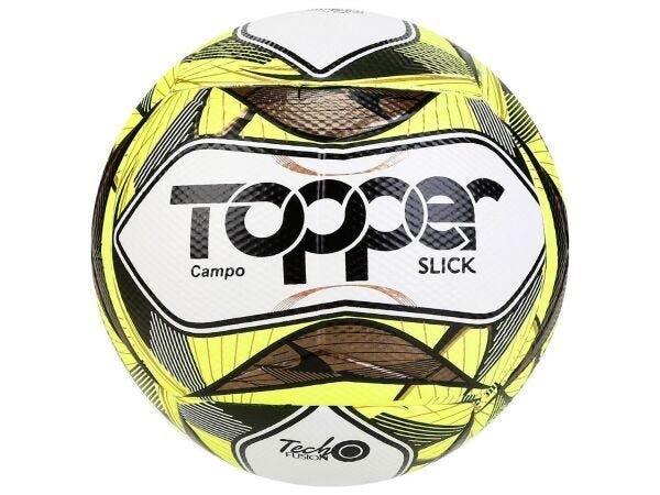 Bola de Futebol de Campo Topper Slick II - Amarelo - Amarelo - 1