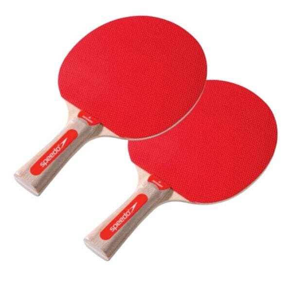 Par de Raquetes Para Ping Pong Tênis De Mesa Star Speedo - Vermelho - Único - 1