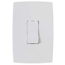 Ver imagem 1 de Conjunto 4x2 Interruptor Simples Vertical Branco 10a 250v