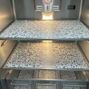 Ver imagem 2 de Toalha de Geladeira Pvc Rendado Kit 03 Pçs 46x33cm Branco Margaridas