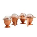 Ver imagem 3 de Forma de Ovos Copper Eggs Xl 4 Copos Metal Make Cozinha