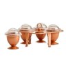 Forma de Ovos Copper Eggs Xl 4 Copos Metal Make Cozinha - 3