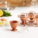 Ver imagem 5 de Forma de Ovos Copper Eggs Xl 4 Copos Metal Make Cozinha