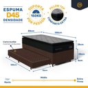 Ver imagem 5 de Cama Box com Colchão de Espuma D45 Pillow Top Suport Prime + Auxiliar de Espuma Unique Solteiro 88cm
