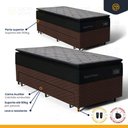 Ver mais imagens de Cama Box com Colchão de Espuma D45 Pillow Top Suport Prime + Auxiliar de Espuma Unique Solteiro 88cm