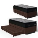 Ver imagem 1 de Cama Box com Colchão de Espuma D45 Pillow Top Suport Prime + Auxiliar de Espuma Unique Solteiro 88cm
