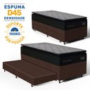 Ver imagem 4 de Cama Box com Colchão de Espuma D45 Pillow Top Suport Prime + Auxiliar de Espuma Unique Solteiro 88cm