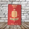 Placa Decorativa Churrasco Grill Menu - 1
