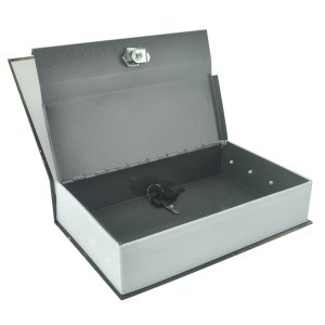 Cofre Camuflado New York em formato de Livro 24cm X 16cm