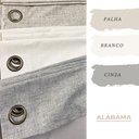 Ver imagem 4 de Cortina para Quarto Blackout em Tecido Linho 300x220cm 100% Bloqueio de Luz Branco
