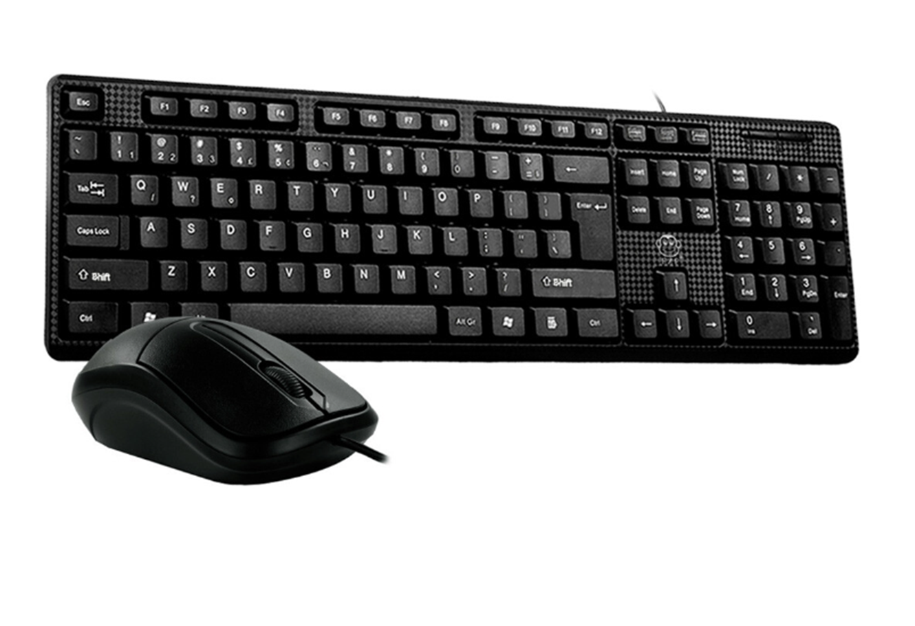 Kit Teclado e Mouse com Fio Usb Ansi Ebai - Fzf-k3190