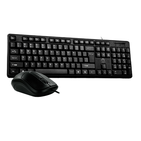 Kit Teclado e Mouse com Fio Usb Ansi Ebai - Fzf-k3190