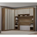 Ver imagem 2 de Guarda Roupa Casal Modulado de Canto 8 Portas e 4 Gavetas Veneza Luciane Móveis
