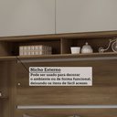 Ver imagem 7 de Guarda Roupa Casal Modulado de Canto 8 Portas e 4 Gavetas Veneza Luciane Móveis
