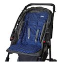 Ver imagem 1 de Capa De Carrinho Em Tecido De Estrelinha Marinho