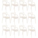 Ver imagem 1 de Kit 12 cadeiras design jantar cozinha Masters Allegra