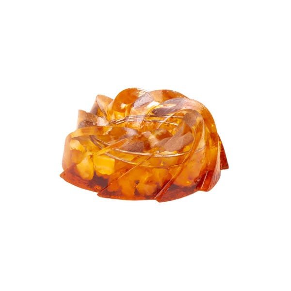 Orgonite Turbilhão Laranja com Pedra do Sol - Sucesso