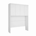 Ver imagem 2 de Módulo de Guarda Roupa Aéreo Ponte Queen 167,6cm 100% MDF Cairo Branco/Neve