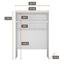 Ver imagem 3 de Módulo de Guarda Roupa Aéreo Ponte Queen 167,6cm 100% MDF Cairo
