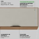 Ver imagem 4 de Armario Aereo 1 Porta Basculante 70cm 94101 Amendola Nude Prime Tx Demobile