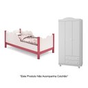 Ver imagem 5 de Dormitório Nuvem Branco Rosa com Guarda Roupa Lara Infantil Menina Organizado Moderno Luxo