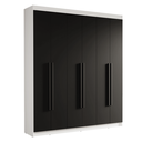 Ver imagem 4 de Guarda-Roupa Casal 6 Portas Batentes Saturno Madesa