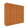 Guarda Roupa Casal 6 Portas 9 Gavetas Esparta Tcil Móveis - 2