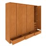 Guarda Roupa Casal 6 Portas 9 Gavetas Esparta Tcil Móveis - 8