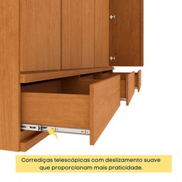 Guarda Roupa Casal 6 Portas 9 Gavetas Esparta Tcil Móveis - 14