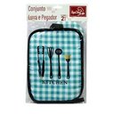 Ver imagem 5 de Kit Luva de Forno Termica com Descanso - Pegador Kit Luva de Cozinha e Descanso de Panela Cooks