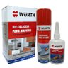 Kit Colagem Para Madeira Instantâneo Wurth 200g cola na hora - 1