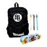 Mochila Dragon Ball Caneta Kawaii Estojo Goku Geek - Preto - Dragon Ball - 1