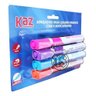 Kit Pincel Caneta Quadro Branco 4 Cor Apagador Marcador Kaz - 3