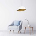 Ver imagem 3 de Pendente Tonia Meia Lua Branco 50cm LED 36W B Quente FG006 Starlux ST2398