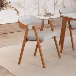 Kit 8 Cadeiras para Mesa de Jantar Gaia - 3