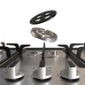 Cooktop a Gás Inox 5 Bocas Oster Semiprofissional - Bivolt - 8