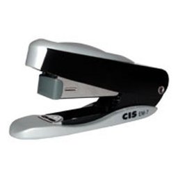 Grampeador Metal Cis Em-7 Para 20 Folhas Cinza E Preto - 1