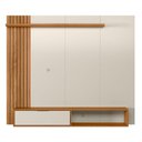 Ver imagem 4 de Painel para TV Emma 65" 160cm MDF-MDP Off White Peternella Móveis