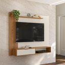 Ver imagem 2 de Painel para TV Emma 65" 160cm MDF-MDP Off White Peternella Móveis