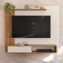 Ver imagem 3 de Painel para TV Emma 65" 160cm MDF-MDP Off White Peternella Móveis