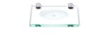 Ver imagem 1 de Saboneteira em Vidro Incolor Lapidado - Aquabox - 14cmx9cmx8mm